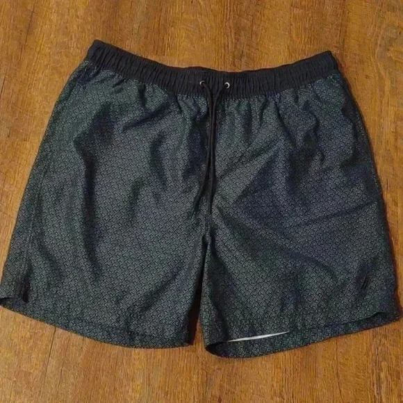 Men's Nautica swim trunks navy size large - Picture 1 of 5